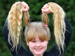 Supporting image for story: Schoolgirl to have locks cut for charity