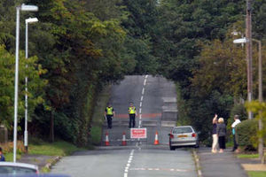 Supporting image for story: Armed police hunting man with a Samurai sword