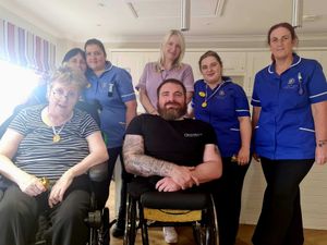 Supporting image for story: Telford nursing home sports day gets the backing of Paralympian Mickey