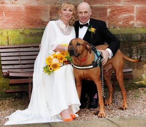 Alan Steele and wife Wendy Marshall Steele are on their honeymoon cruise