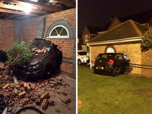 Supporting image for story: Car smashes through GARAGE in Brownhills