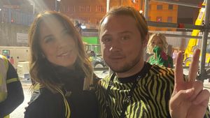 Brett with Mel C