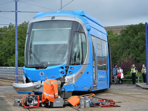 Supporting image for story: Disruption continues after tram crash in Wolverhampton city centre