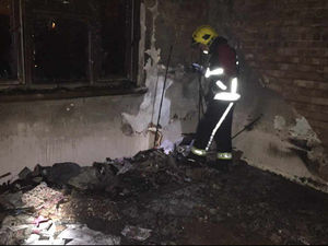 Supporting image for story: Baby rescued from severe Walsall flat fire caused by faulty fan heater