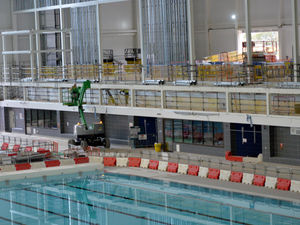 Supporting image for story: Behind-the-scenes look at Commonwealth Games aquatics centre's transformation