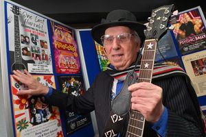 John Wildwood, getting ready to perform at what will be his t final ever gig of his 50 plus years on the stage.