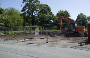The site where the Toll House used to be in Oswestry