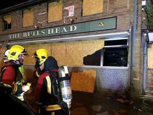Supporting image for story: Fire crews battle suspected arson attack at derelict Stourbridge pub