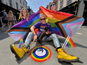 Supporting image for story: Shrewsbury streets get a splash of colour to mark Pride Month