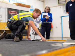Supporting image for story: Ladder for the Black Country: Award success for young roofer