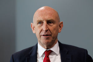 Defence Secretary John Healey during visit to the MBDA Storm Shadow production line factory in Stevenage ahead of the upcoming Strategic Defence Review. Photo: Dan Kitwood/PA Wire