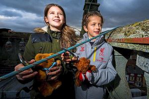 Molly Sperring, 11, and Sam Sperring, 8, from Oswestry