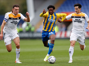 Supporting image for story: Shrewsbury games helping Nathanael Ogbeta get up to speed 