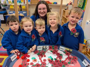 Supporting image for story: Kidderminster nursery remembers with poppies and pictures