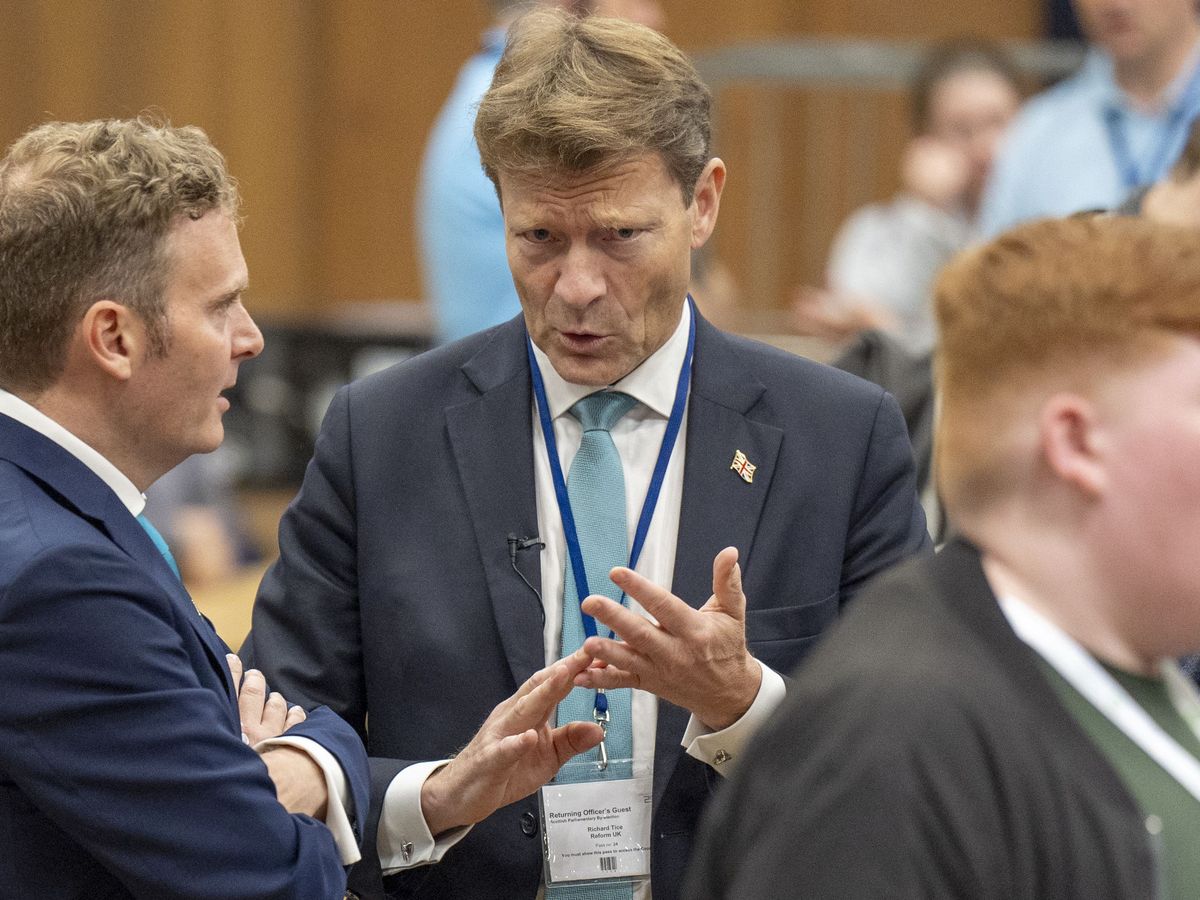 Banning burka should be debated, says Richard Tice after Reform chairman quits