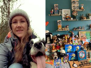 Supporting image for story: Wallace and Gromit superfan started 1,000-plus memorabilia collection with a pen