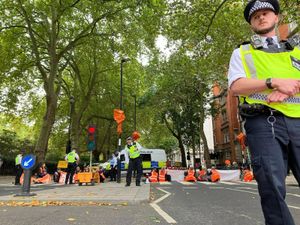 Supporting image for story: Shropshire residents among those blocking traffic in Just Stop Oil protests 