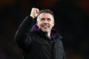 Rob Edwards at full time (Photo by Dan Istitene/Getty Images)