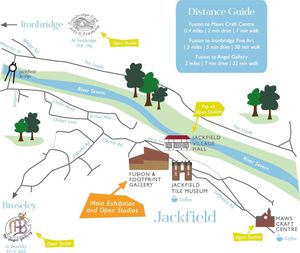 Secret Severn Art Trail map