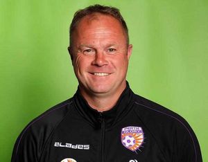 Down under - Jonathan Gould during his time on the coaching staff on A-League side Perth Glory.