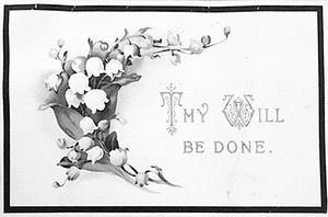 "Thy Will Be Done."