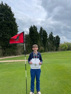 Stone Golf Club's very own Albert Lees shot an impressive one under par.