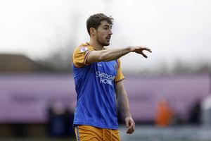 Sam Stubbs of Shrewsbury Town during the game between Shrewsbury Town and Barnet