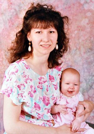 At about three months old – Ella with her mother Fiona