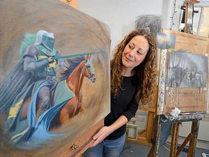 Supporting image for story: Art group's exhibits in the frame at Wolverhampton