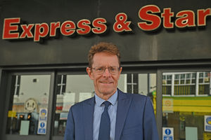 Andy Street visits the Express & Star offices