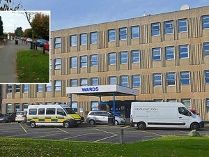 Supporting image for story: Roadworks chaos by Shrewsbury hospital lead to long queues