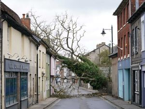 Supporting image for story: In Pictures: Drama and danger as Storm Eunice blasts across the UK