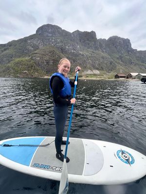 Issy on a recent holiday