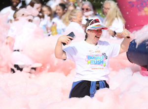 Acorns Bubble Rush at Walsall Arboretum.