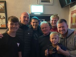 Supporting image for story: Wolves' Conor Coady and John Ruddy attend retirement party for Molineux groundsman