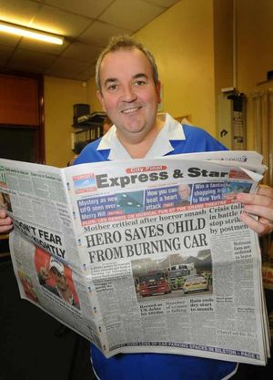 "I love you, I love you, I love you," she told the 14-time world champion as the pair were introduced at Riley's Snooker Club, in Broad Street. "In that case," said The Power, a man reckoned by some to be the Pele of darts, "please don't beat me." Fortunately for him, the pensioner did not.nextpage