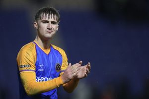 Isaac England of Shrewsbury Town
