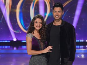 Supporting image for story: Jay McGuiness helps Siva Kaneswaran with dancing in surprise Dancing On Ice visit