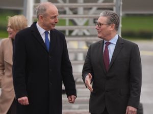 Supporting image for story: Keir Starmer greeted by Micheal Martin as he arrives for Cork summit