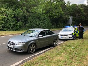 Supporting image for story: Arrested: Disqualified driver crashes into Telford roadworks