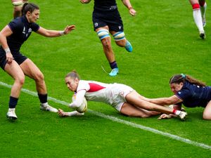 Supporting image for story: England forwards dominate as Red Roses crush Scotland in World Cup quarter-final