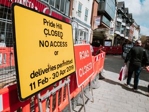 Supporting image for story: Pride Hill roadworks due to finish this week after more than a year of disruption