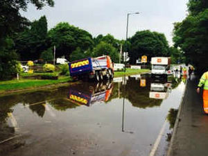 Supporting image for story: Flash flooding hits Walsall