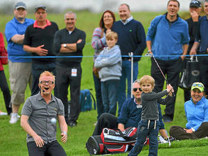 Supporting image for story: Golf star Jayden, 6, swings into action for US contest