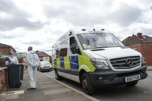 West Midlands Police at a home on Bamville Road in the Alum Rock area of Birmingham after a 47-year-old man was found with fatal injuries on Wednesday evening. Photo: SnapperSK
