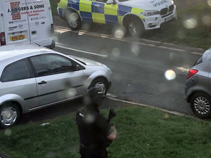 Armed police in Shrewsbury