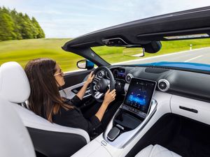 Supporting image for story: New Mercedes-AMG SL interior shares design cues with halo AMG GT models