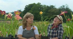 Fiona Pidduck, left, and Liz Colebrook with their variety called "Little B*****". Picture: BBC/iPlayer