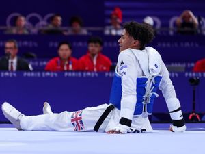 Supporting image for story: Caden Cunningham wins silver in taekwondo final