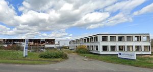 The former Infoteam International Services buildings which were devastated by a fire. Picture: Google 
